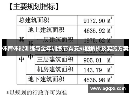 体育体能训练与全年训练节奏安排图解析及实施方案
